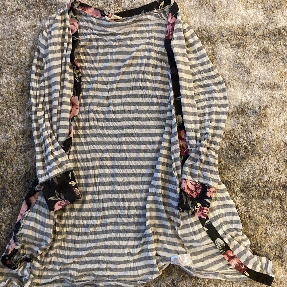Women's Striped Cardigan